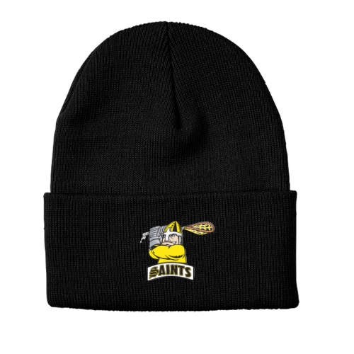Knit Toque with Embroidery