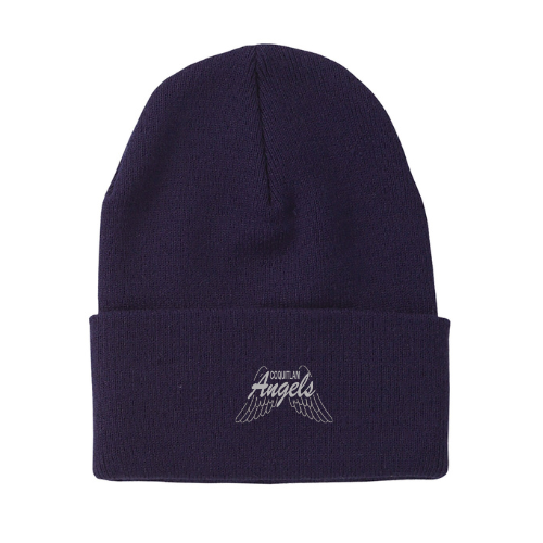 Knit Toque with Embroidery