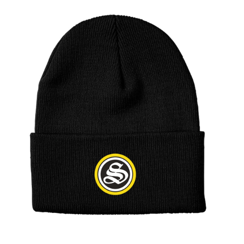 Knit Toque with Embroidery