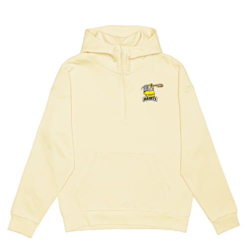 Adult Drop Shoulder Scuba Neck 1/2 Zip Hoodie (Saints Man)