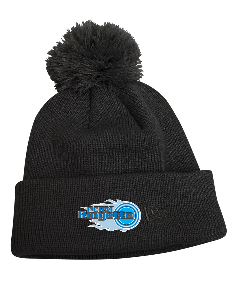 Black Pom Pom Toque