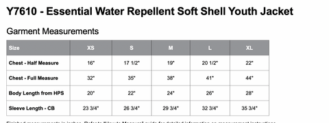 Coal Harbour Soft Shell Jacket (Youth/Ladies/Adult)