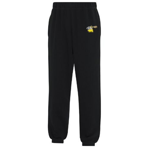 Black Fleece Sweatpants (Saints Man)
