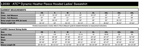 Adult/Women's Dynamic Heather Fleece Performance Hoodie  - (Black - F2033)