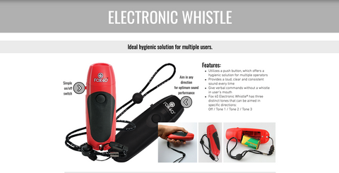 NEW!!!   Fox 40 Electronic 3-Tone Whistle
