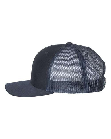 Navy Richardson Mesh Adjustable Hat