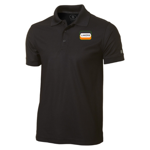 Polo with Embroidery (Black)