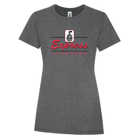 Ladies Tri-blend T-shirt (Light Heather Grey)