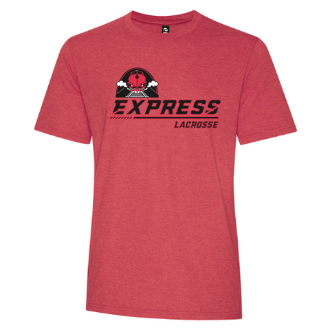 Tri-blend T-shirt (Red Heather)