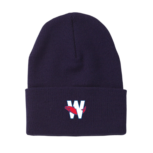 Knit Toque with Embroidery