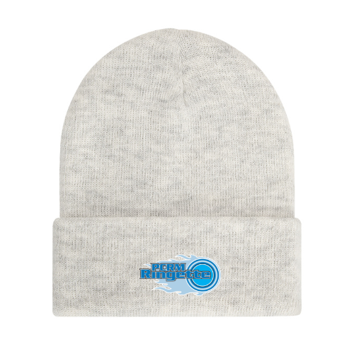 Knit Toque with Embroidery