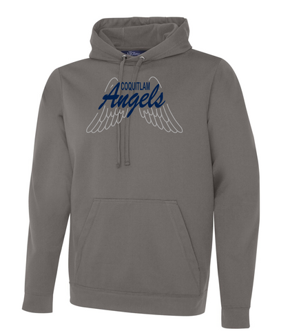 CHARGERS or ANGELS ATC Dry Fit Performance Hoodie Adult/Ladies/Youth (COAL GREY F2005)