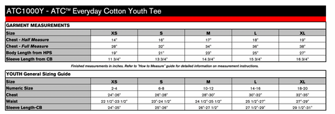 Adult or Youth Cotton Tee