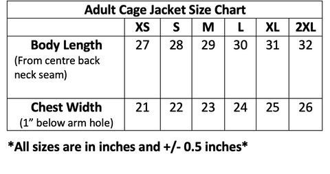 Customized Sublimated Cage Jacket