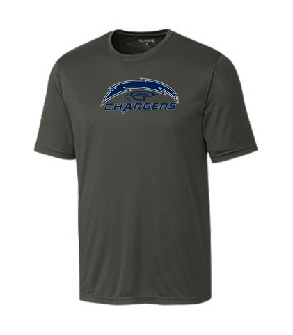 CHARGERS Dry Fit Performance T-Shirt (NAVY OR COAL GREY S350)