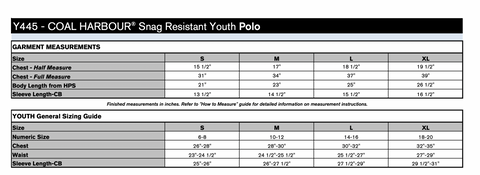 Youth Polo with Embroidery