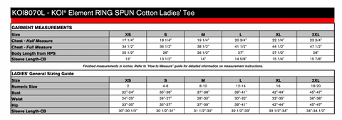 Ladies Cotton Tee (Dark Heather Grey)