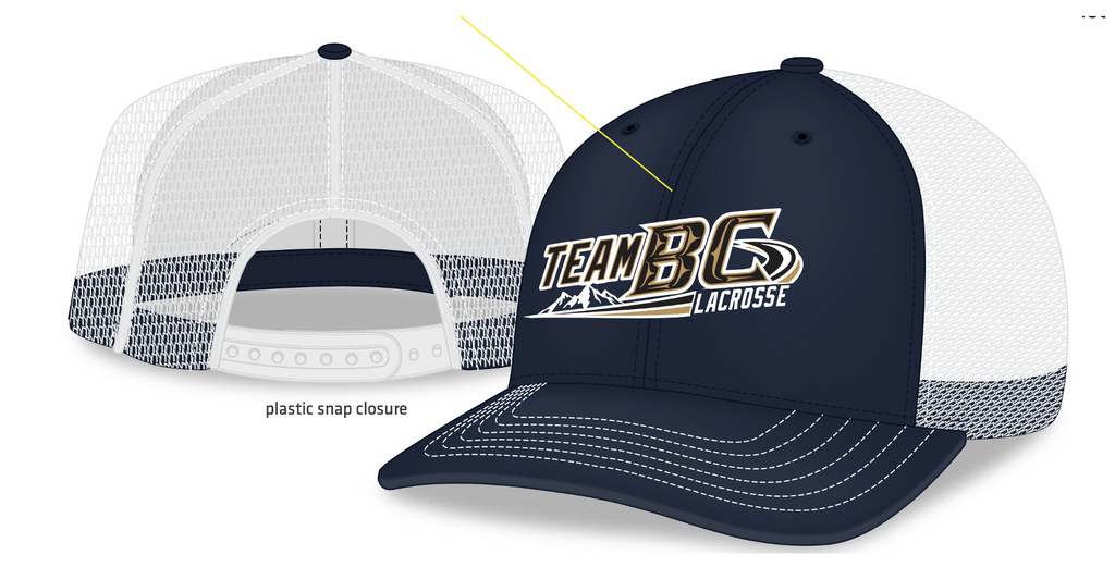 i3028 Modified Flat Bill with Mesh Back Cap Xtreme Threads