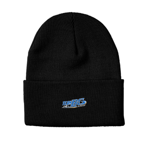 Knit Toque with Embroidery