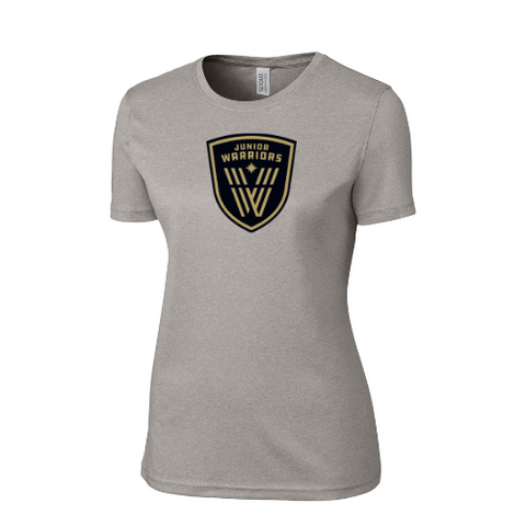 Women's Performance Jersey T- Shirt (Light Grey Heather)