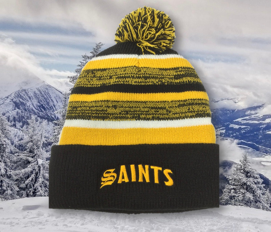 DML POM POM KNIT CUSTOM SAINTS TOQUE