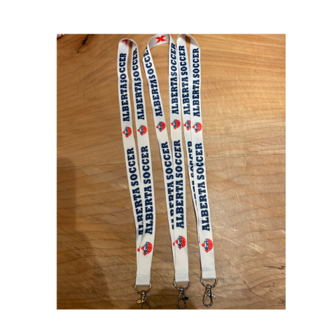 SALE - ALBERTA SOCCER LANYARDS (4 for $5)