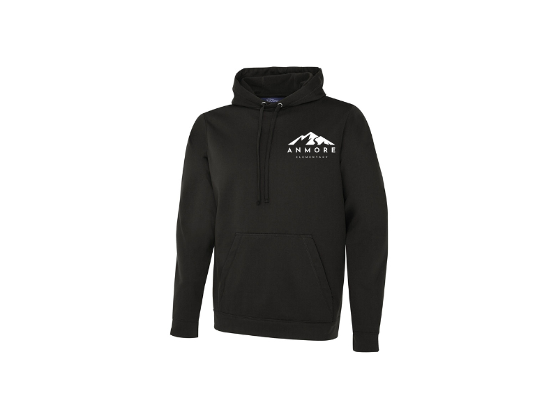 Anmore - Game Day Hooded Fleece - Black (Adult)