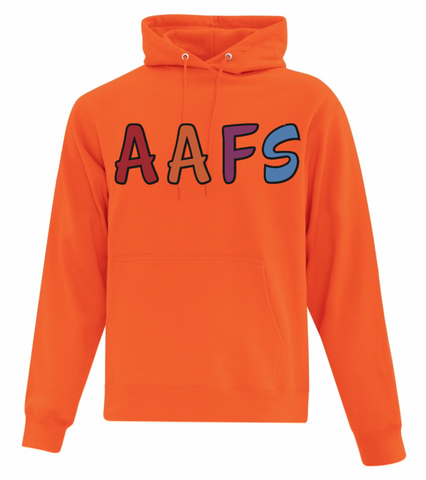 Orange ATC Cotton Fleece Hooded Sweatshirt
