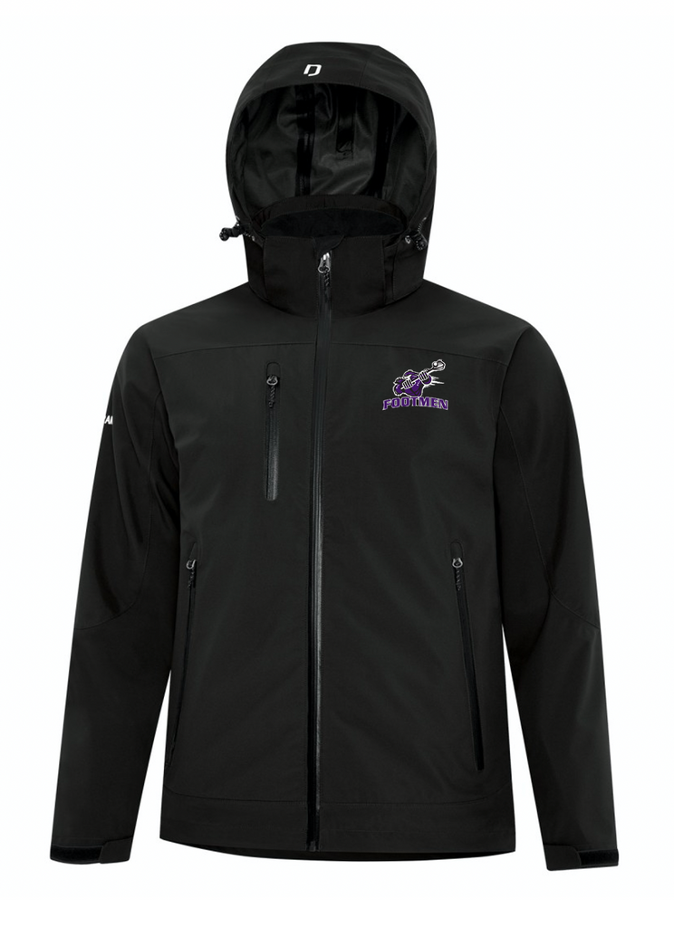 Dry Frame Hooded Outdoor Waterproof Performance Jacket - Embroidery