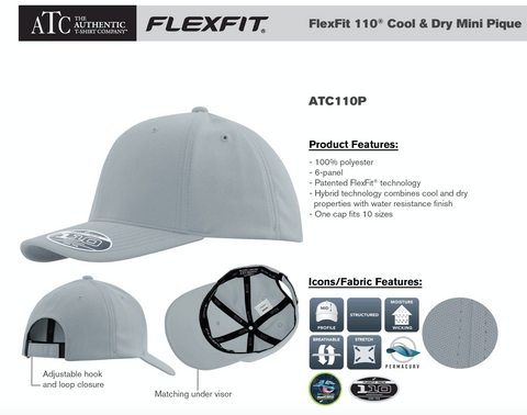ATC Flexfit Adjustable Hat - Embroidery