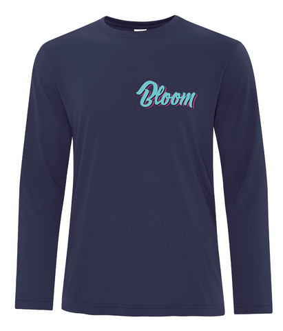 Bloom Dodgeball - ATC Pro Spun Long Sleeve Tee - Left Chest Logo