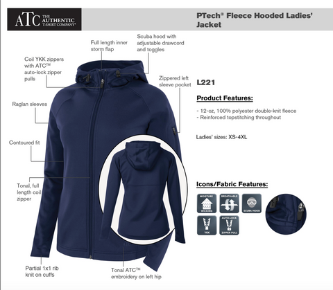 ATC P-Tech Fleece Zip Up Sweater