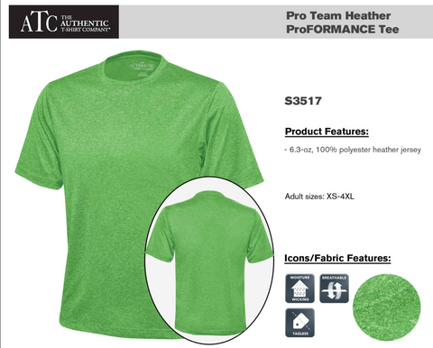 Adult/Women - ATC Dry Fit Heathered T-Shirt (S3517)
