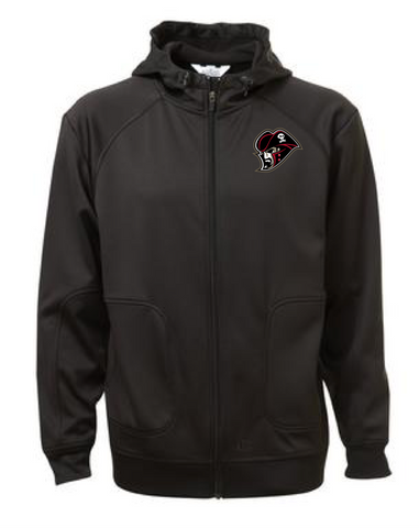 ATC Performance Black Zip Up Hoodies - with embroidery