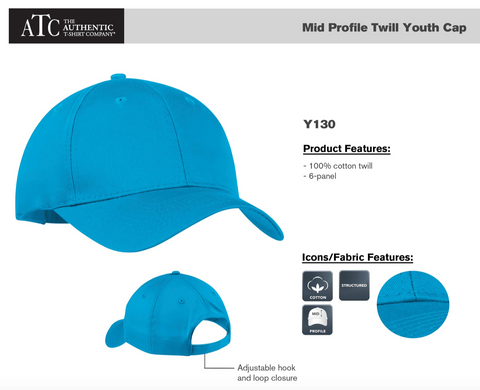 ATC Youth Hat With Embroidery - Orange Hat