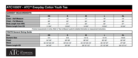 ATC Youth Cotton T-Shirt With Screen Print