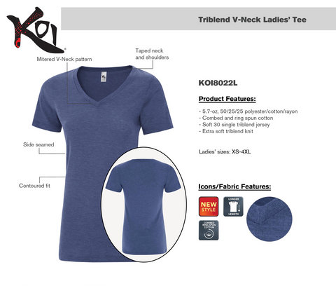 Minto Cup Champions T-Shirt - Koi Brand Triblend T-Shirt