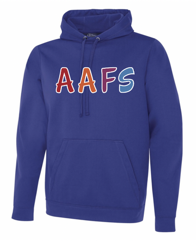 Blue ATC Dry Fit Performance Hoodie with Screen Print