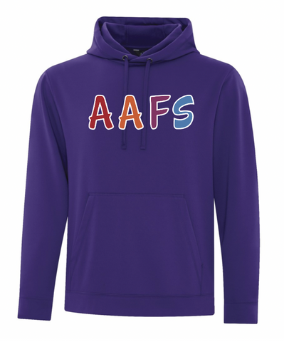 Purple ATC Dry Fit Performance Hoodie with Screen Print
