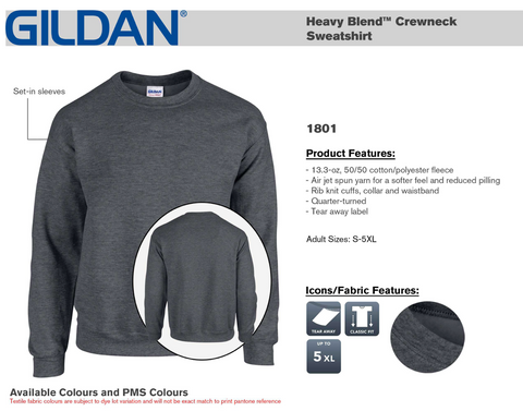 Gildan Adult Crewneck (Sport Grey)