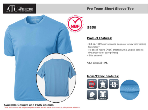 ATC Dry Fit Performance T-Shirt - Blue