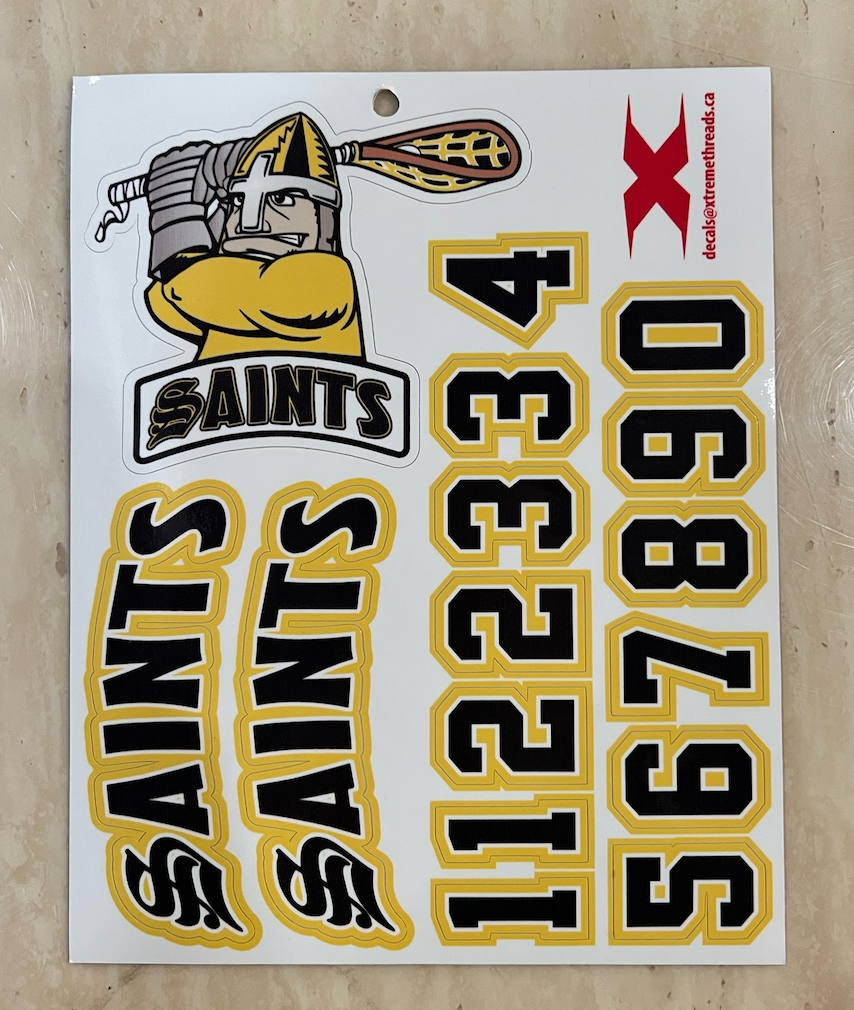 SAINTS DECAL KIT