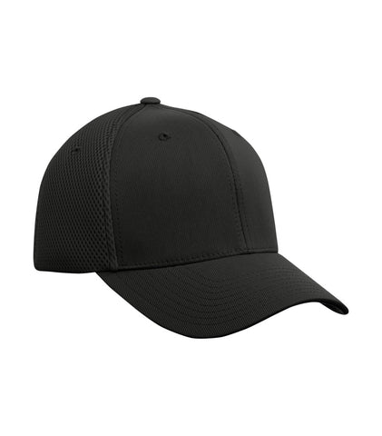 ATC/Flexfit Airmesh Hat With Embroidery - Black