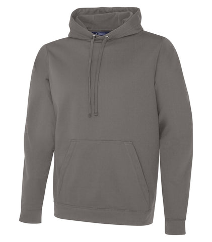 ATC Dry Fit Performance Hoodie with Screen Print - Grey