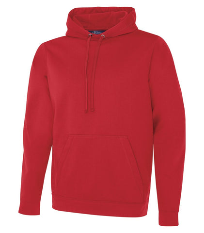ATC Dry Fit Performance Hoodie with Screen Print - Red