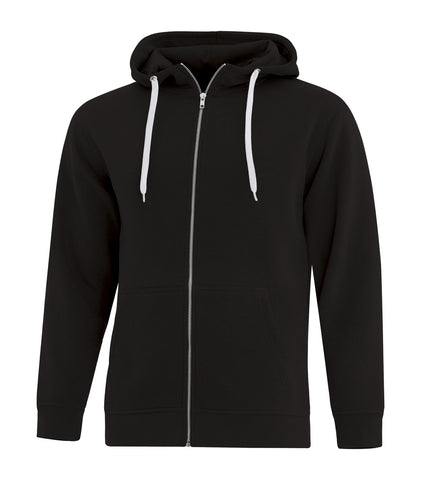 Adult ATC ES Active Core Full-Zip Hooded Sweatshirt - Black with Embroidery